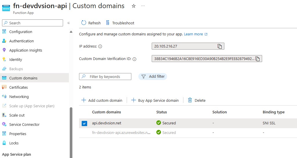 SWA Application Insights